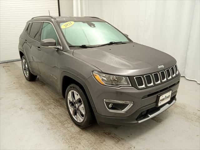 used 2021 Jeep Compass car, priced at $19,999