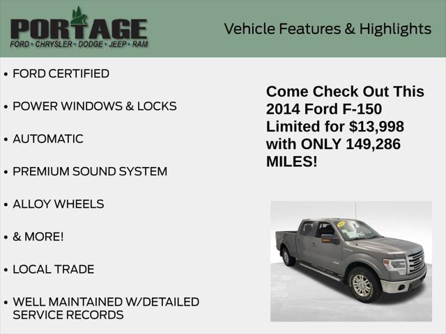 used 2014 Ford F-150 car, priced at $14,998