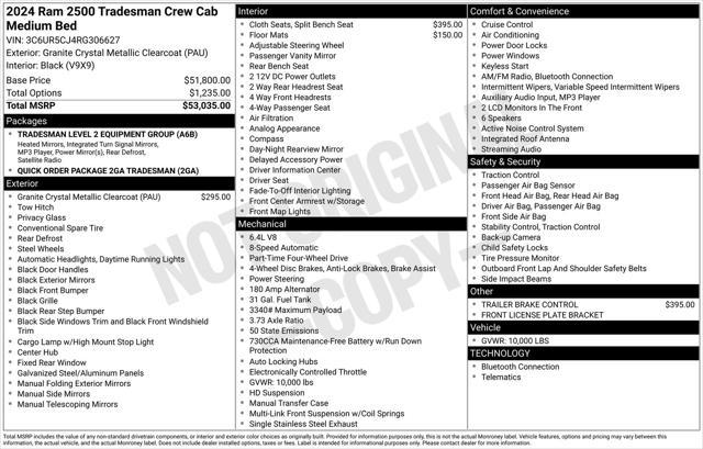 used 2024 Ram 2500 car, priced at $44,998