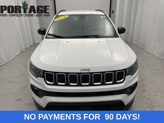 used 2024 Jeep Compass car, priced at $22,998