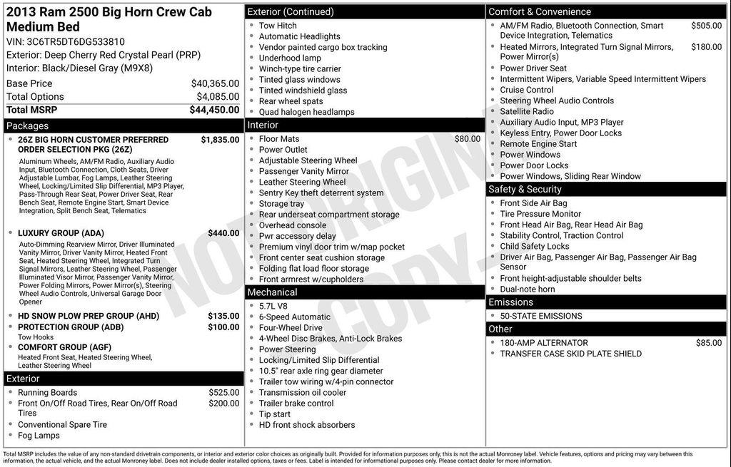 used 2013 Ram 2500 car, priced at $20,498