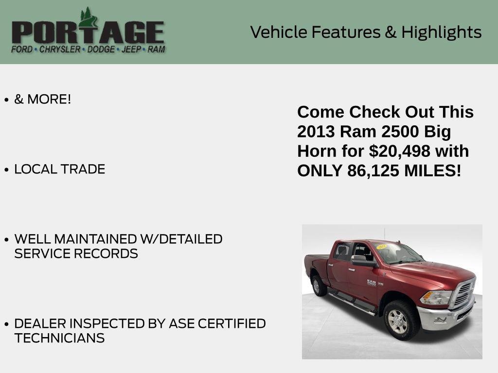 used 2013 Ram 2500 car, priced at $20,498