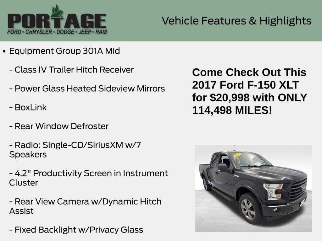 used 2017 Ford F-150 car, priced at $20,998