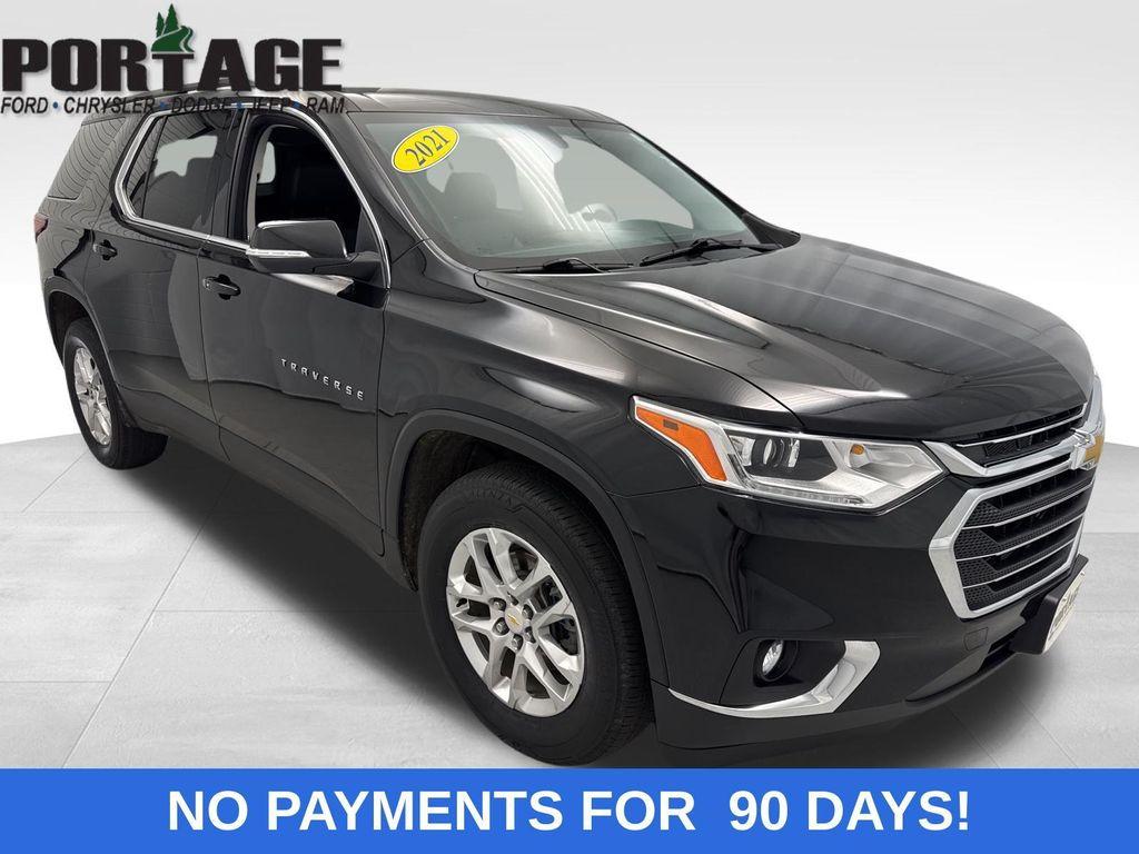 used 2021 Chevrolet Traverse car, priced at $24,998