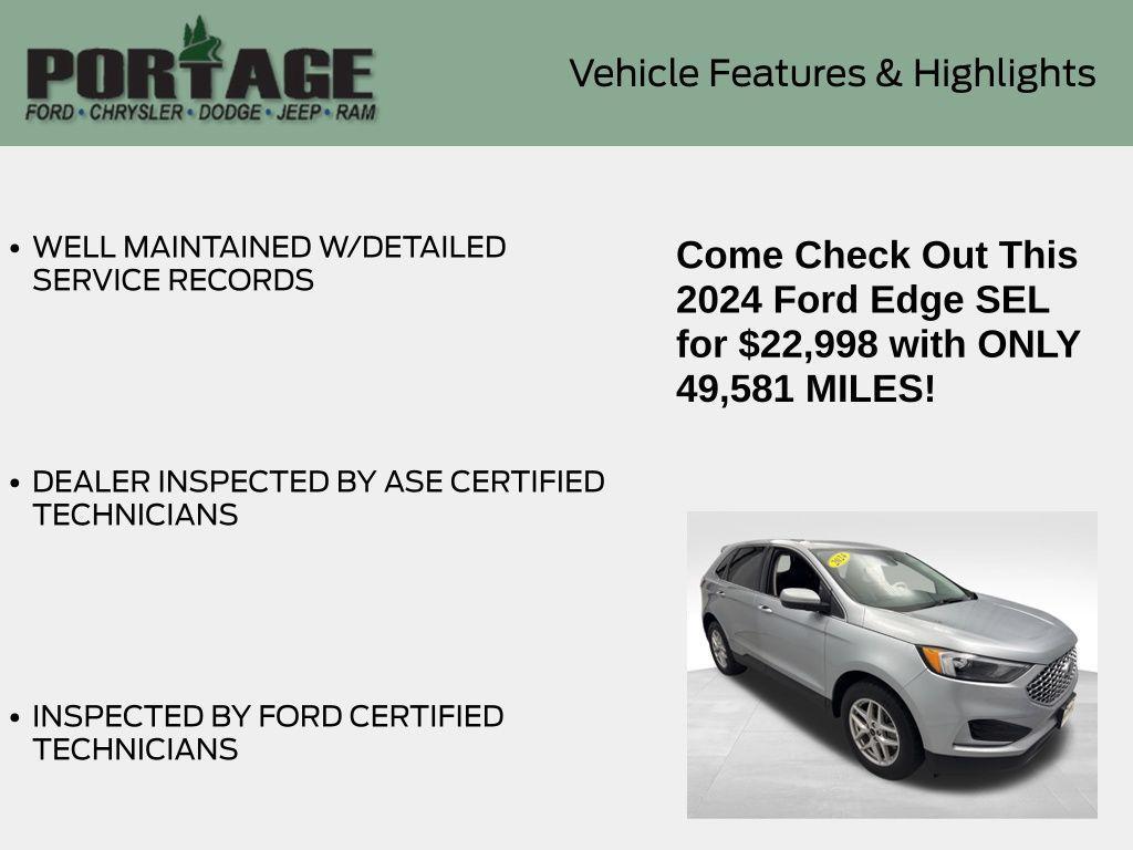 used 2024 Ford Edge car, priced at $22,998