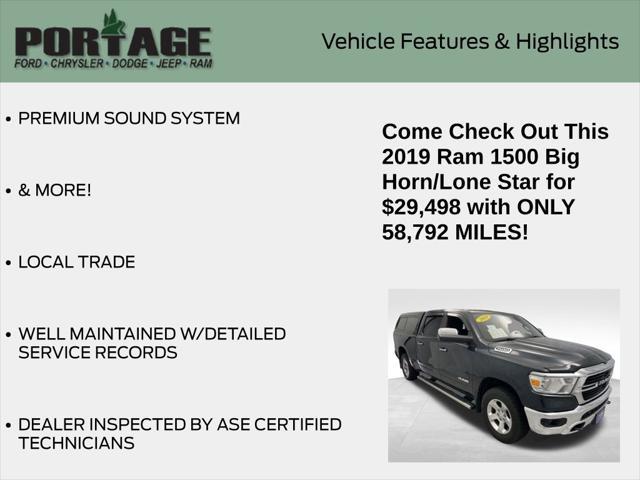 used 2019 Ram 1500 car, priced at $29,498