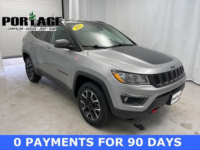 used 2021 Jeep Compass car, priced at $16,498