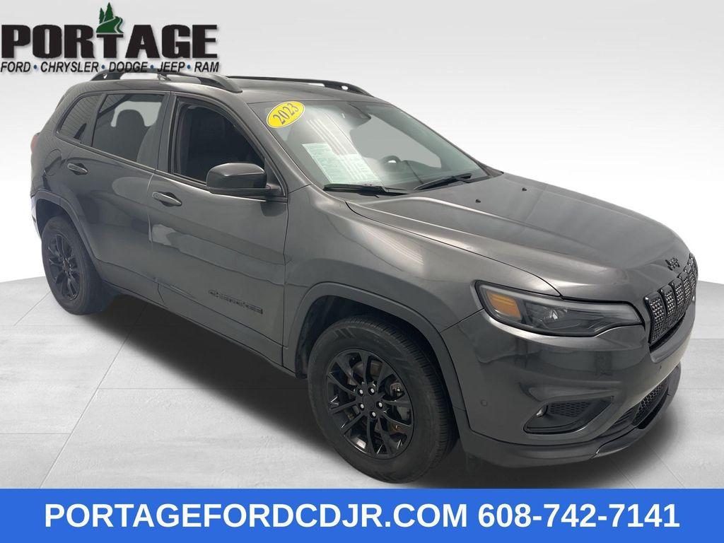 used 2023 Jeep Cherokee car, priced at $21,398