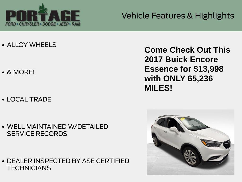 used 2017 Buick Encore car, priced at $13,998