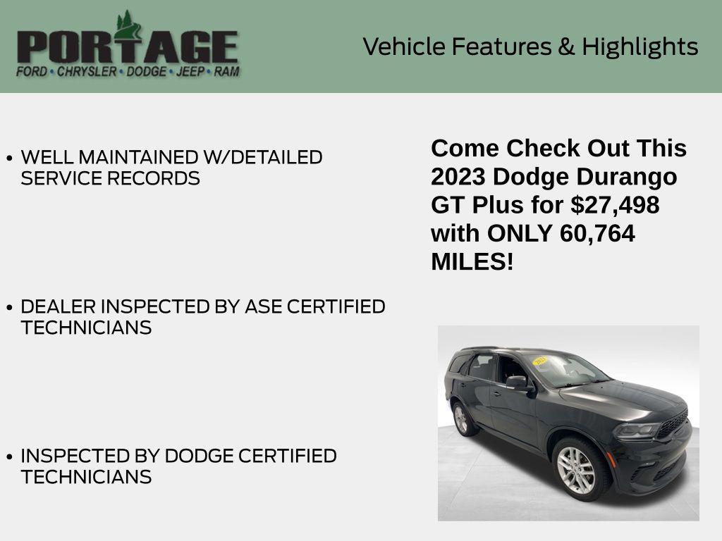 used 2023 Dodge Durango car, priced at $27,498