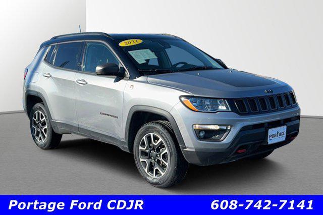 used 2021 Jeep Compass car, priced at $17,999