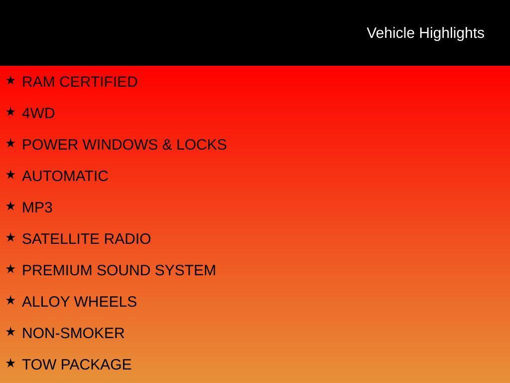 used 2023 Ram 1500 car, priced at $37,498