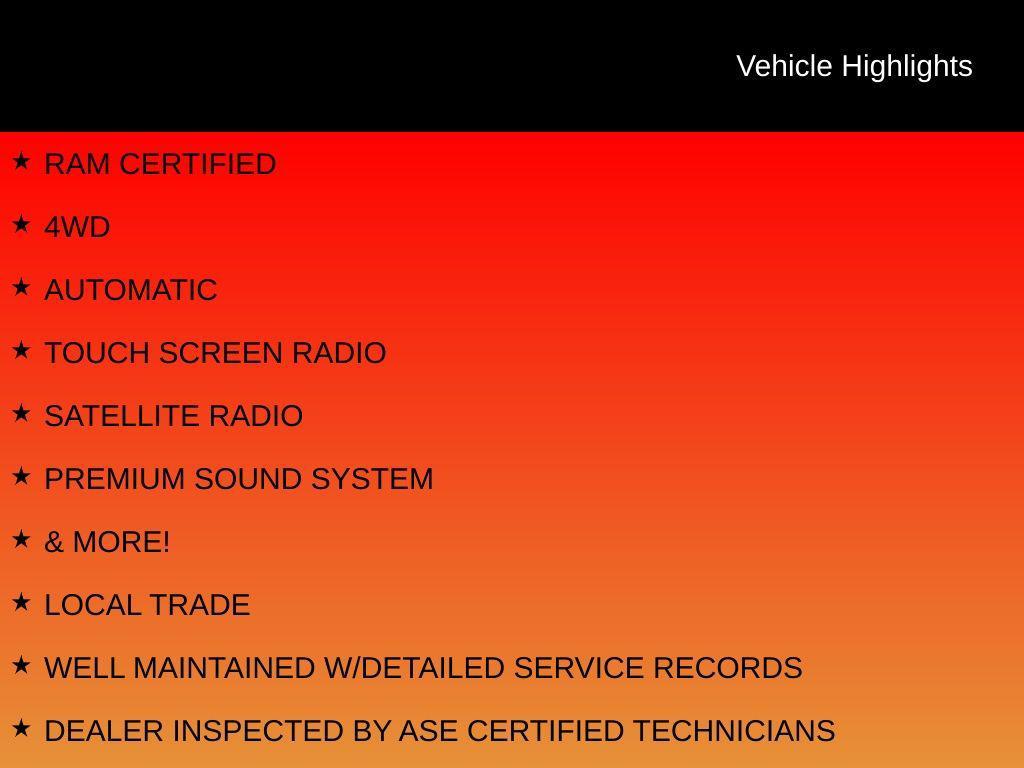 used 2019 Ram 1500 car, priced at $31,998