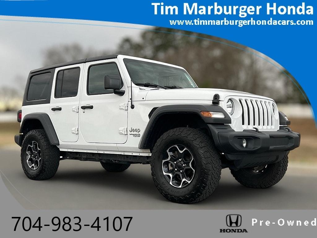 used 2020 Jeep Wrangler Unlimited car, priced at $30,887