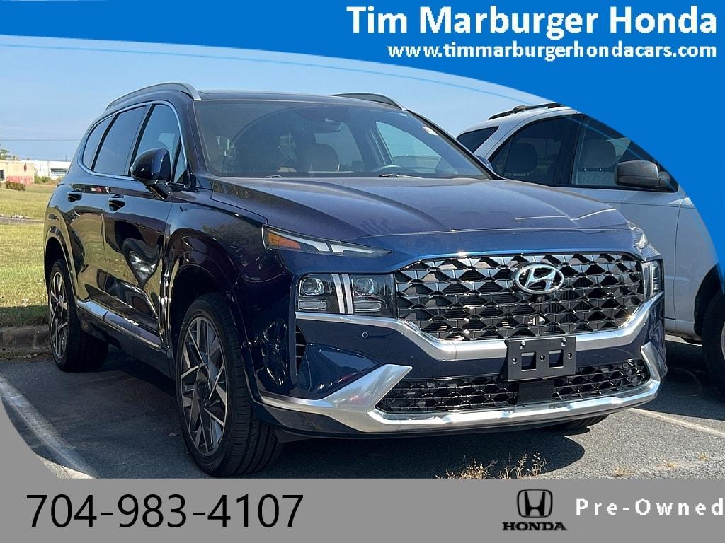 used 2021 Hyundai Santa Fe car, priced at $29,250