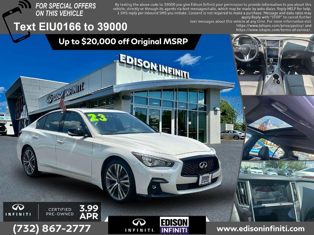 used 2023 INFINITI Q50 car, priced at $30,491