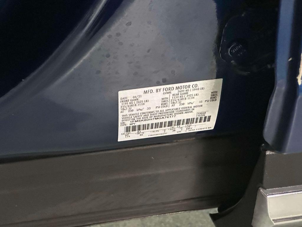used 2021 Ford Explorer car, priced at $23,999