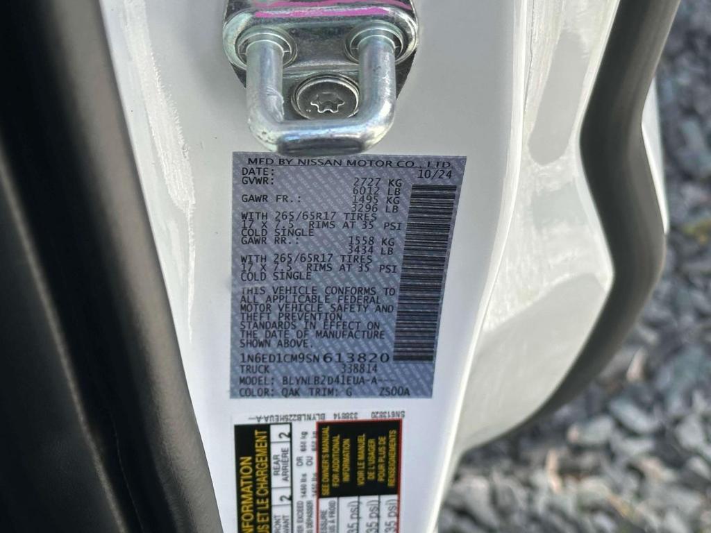 used 2025 Nissan Frontier car, priced at $31,991