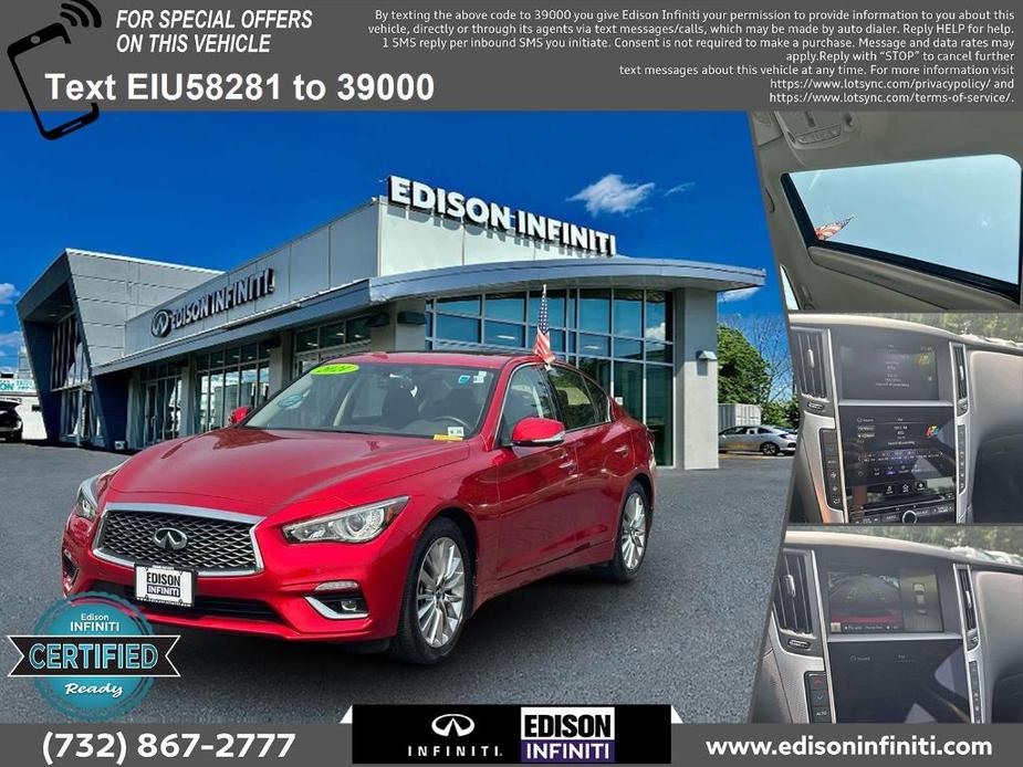 used 2021 INFINITI Q50 car, priced at $24,791