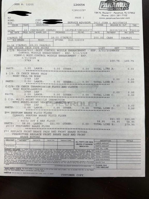 used 2022 Chevrolet Camaro car, priced at $47,991