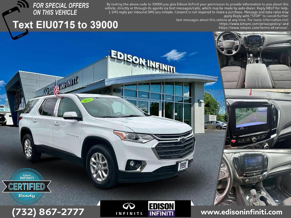 used 2021 Chevrolet Traverse car, priced at $25,991