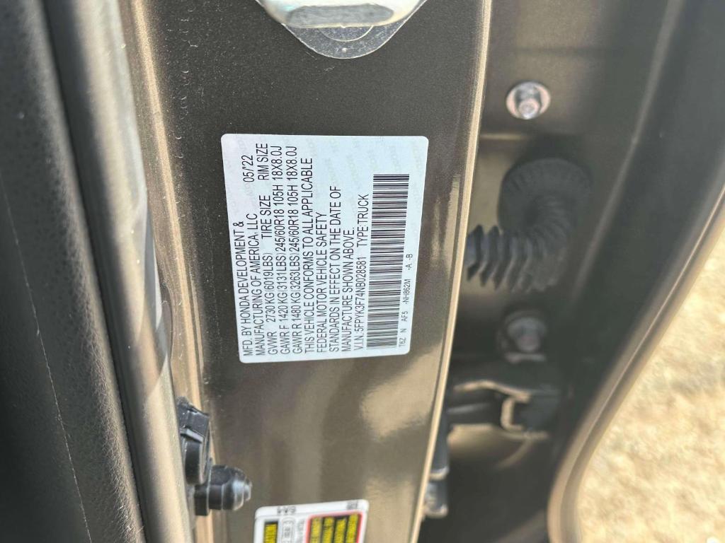 used 2022 Honda Ridgeline car, priced at $31,991