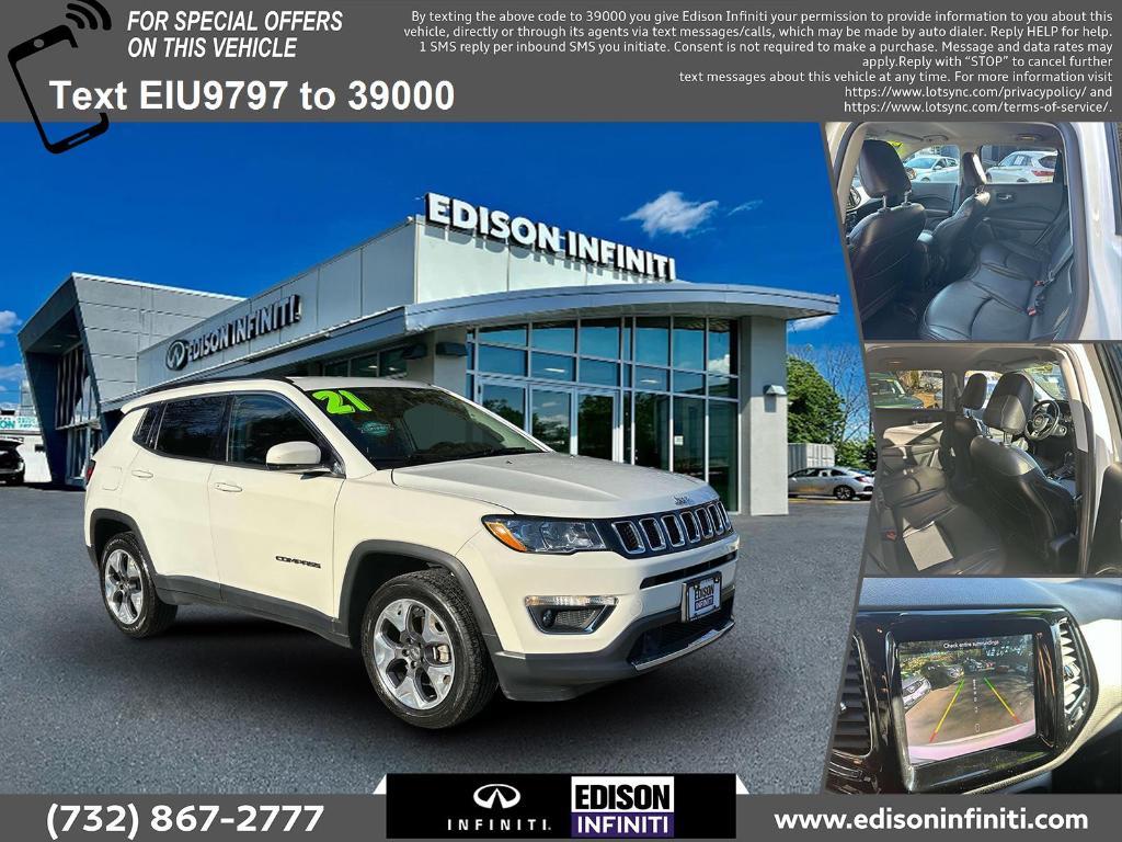 used 2021 Jeep Compass car, priced at $15,991