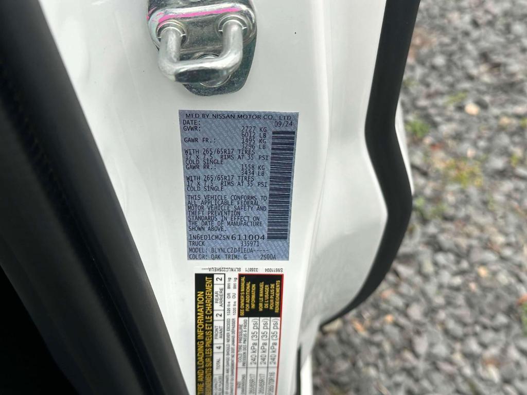 used 2025 Nissan Frontier car, priced at $31,991