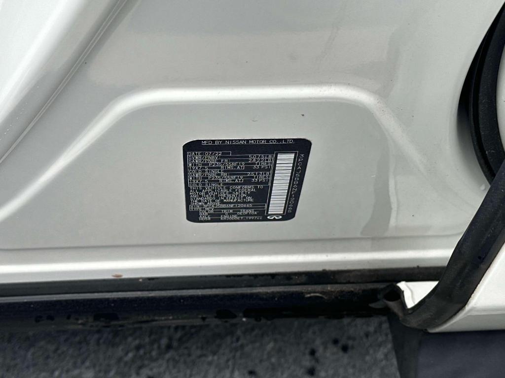 used 2022 INFINITI QX50 car, priced at $32,991