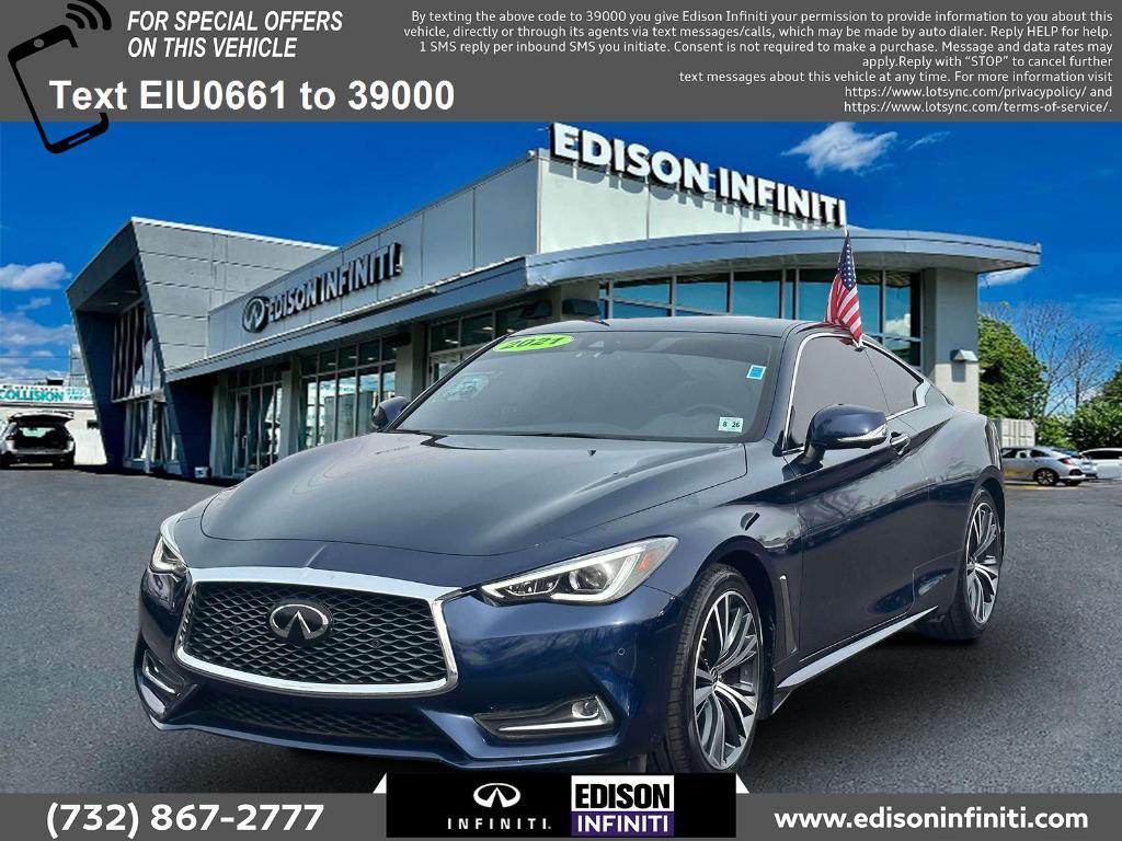 used 2021 INFINITI Q60 car, priced at $31,991