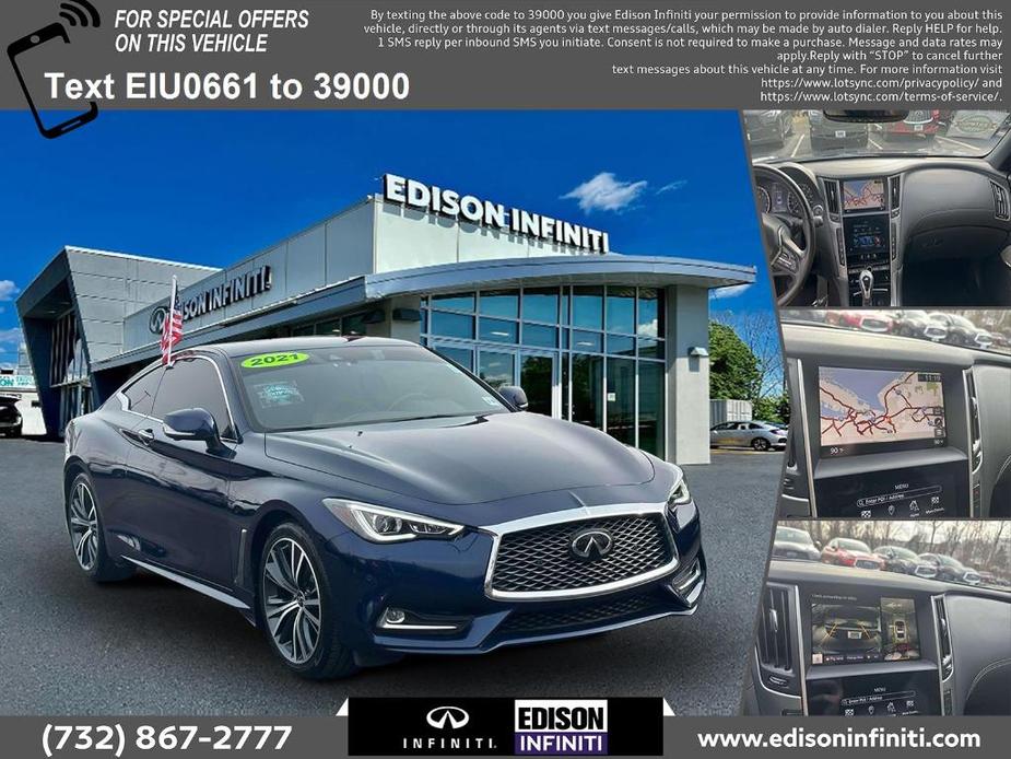 used 2021 INFINITI Q60 car, priced at $31,991