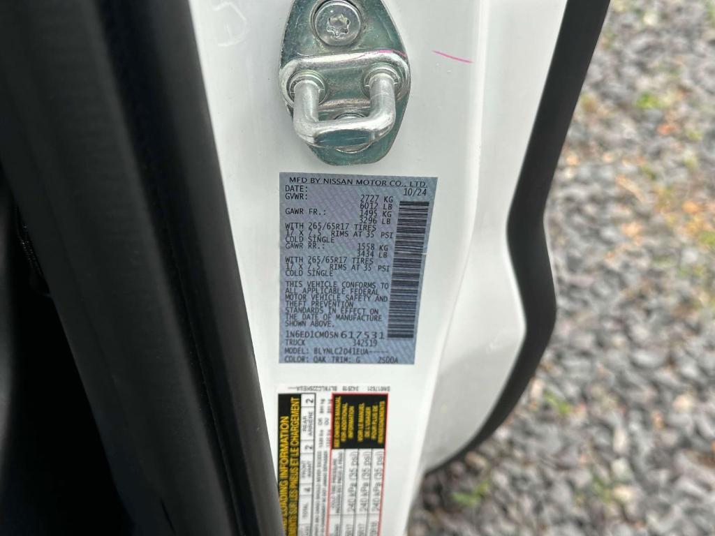 used 2025 Nissan Frontier car, priced at $31,991