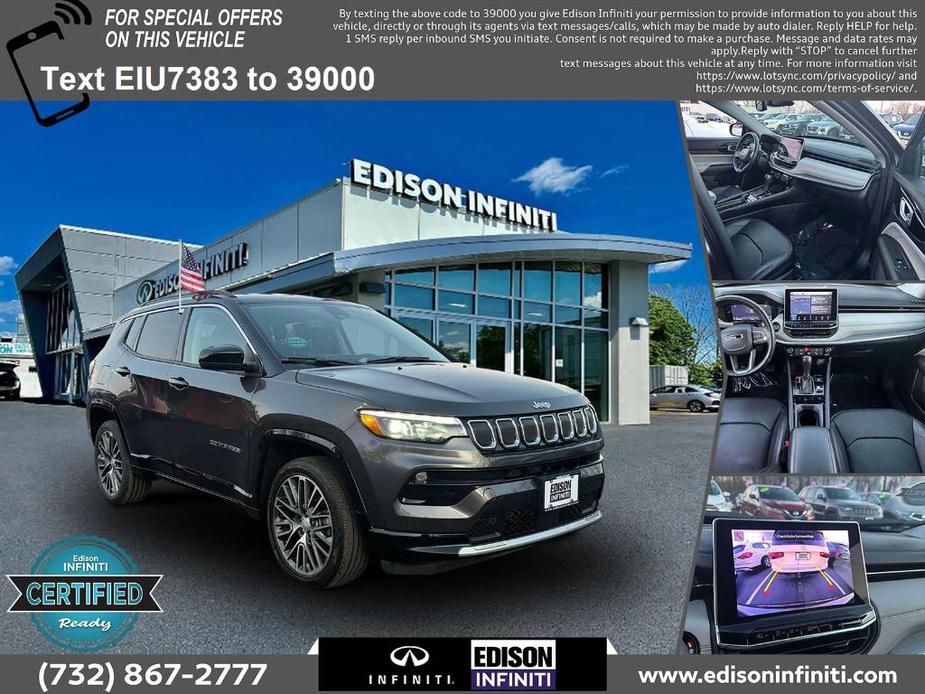 used 2022 Jeep Compass car, priced at $22,391