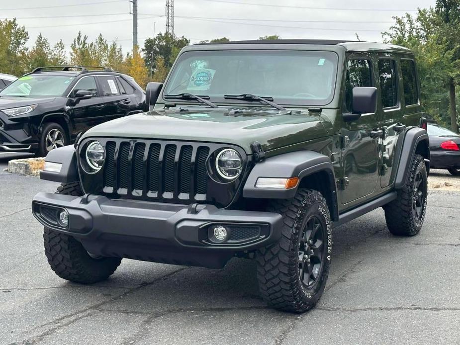 used 2021 Jeep Wrangler Unlimited car, priced at $33,491