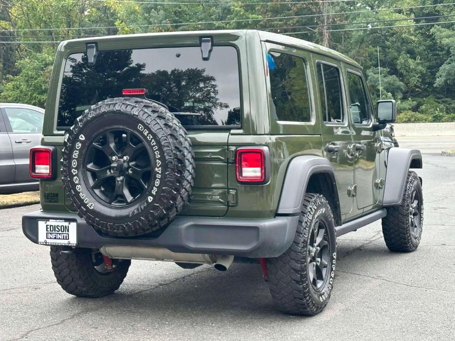 used 2021 Jeep Wrangler Unlimited car, priced at $33,491