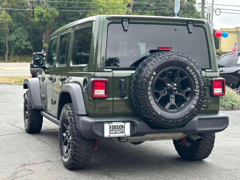 used 2021 Jeep Wrangler Unlimited car, priced at $33,491