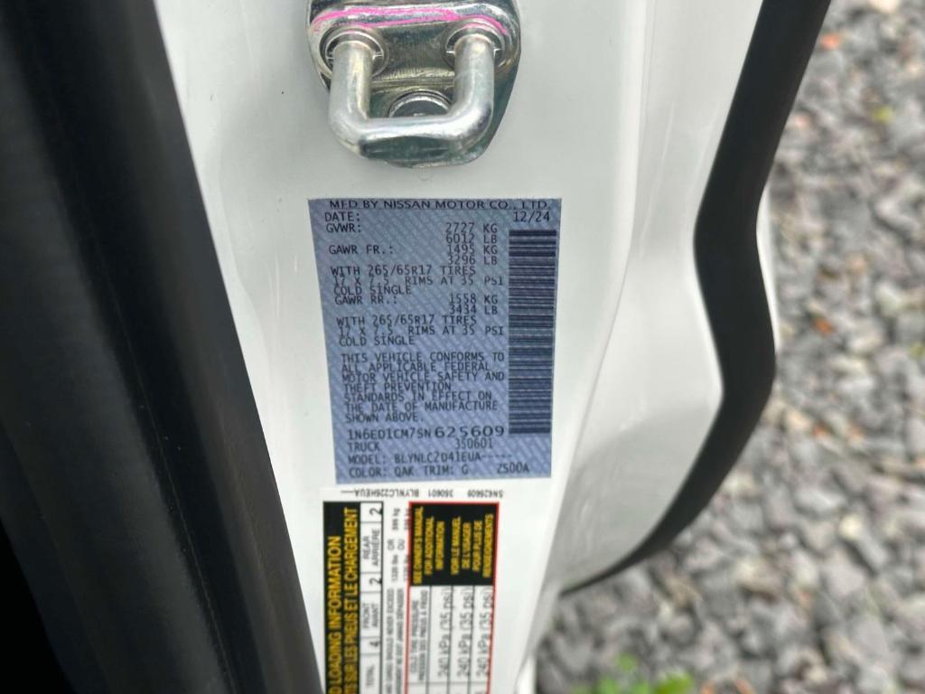 used 2025 Nissan Frontier car, priced at $31,991