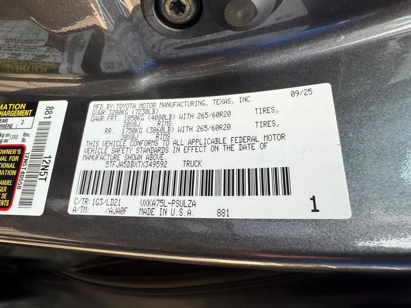 new 2026 Toyota Tundra car, priced at $56,913