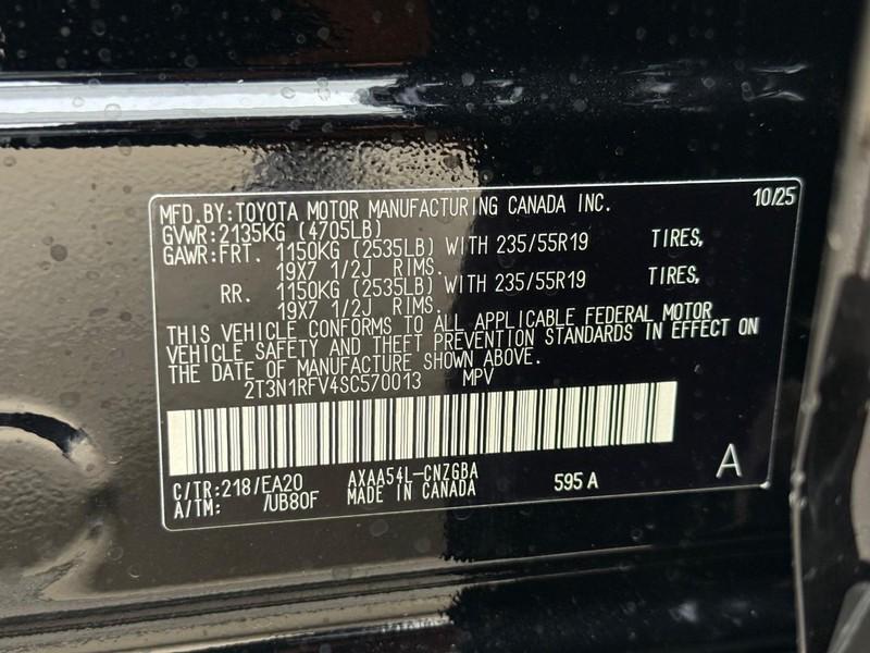 new 2025 Toyota RAV4 car, priced at $40,108