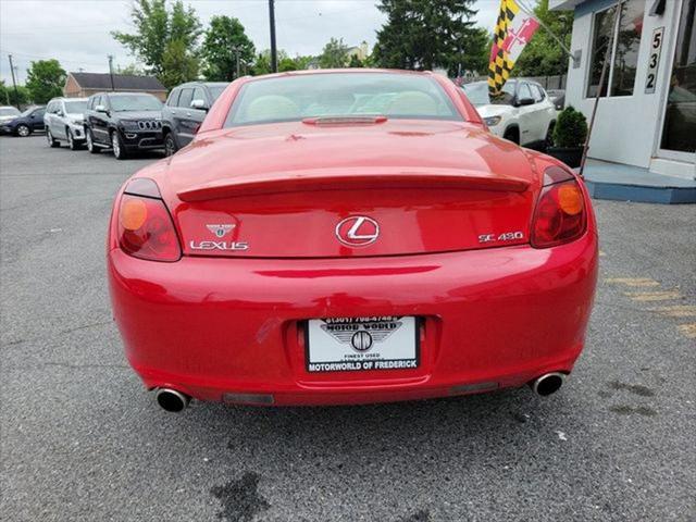 used 2002 Lexus SC 430 car, priced at $12,995