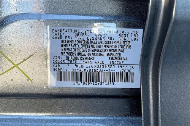 new 2025 Nissan Sentra car, priced at $26,235