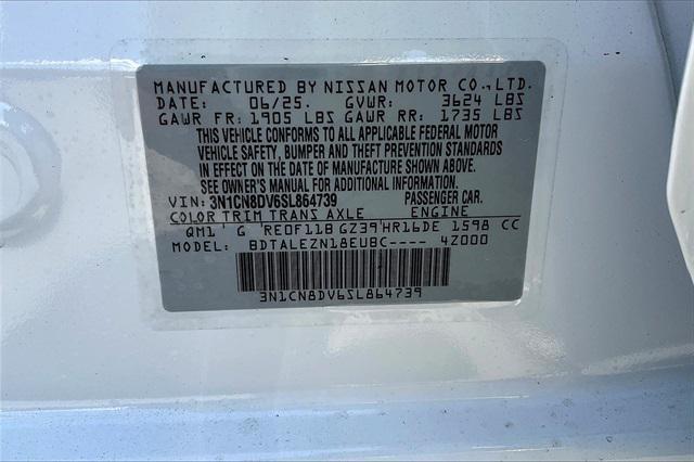 new 2025 Nissan Versa car, priced at $21,945
