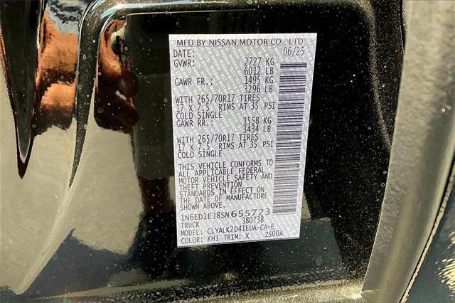 new 2025 Nissan Frontier car, priced at $43,015
