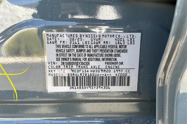 new 2025 Nissan Sentra car, priced at $27,035