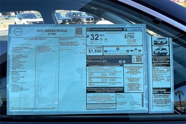new 2026 Nissan Rogue car, priced at $31,010