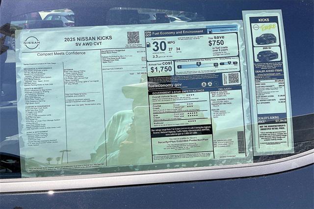 new 2025 Nissan Kicks car, priced at $27,280