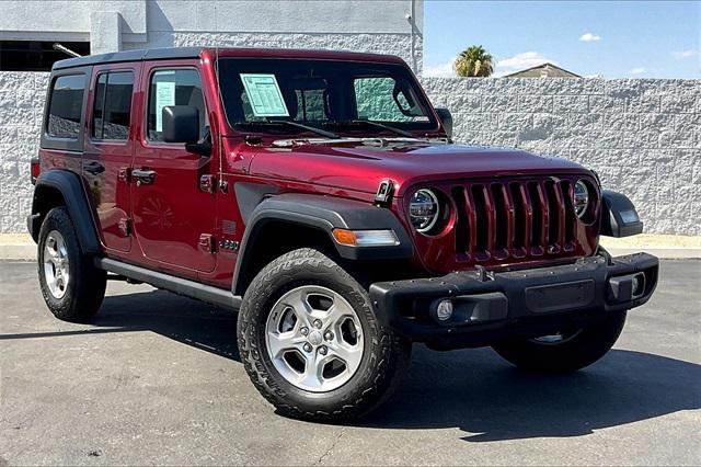 used 2021 Jeep Wrangler Unlimited car, priced at $32,716