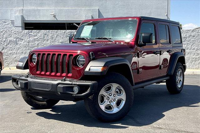 used 2021 Jeep Wrangler Unlimited car, priced at $32,716