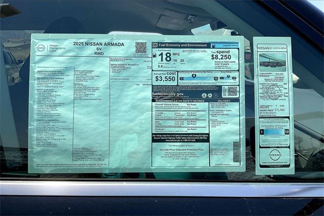 new 2025 Nissan Armada car, priced at $59,480