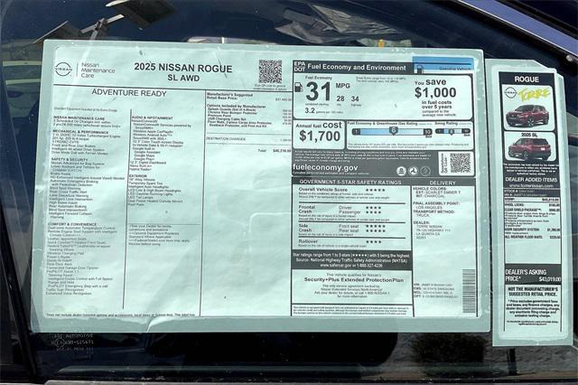 new 2025 Nissan Rogue car, priced at $40,310